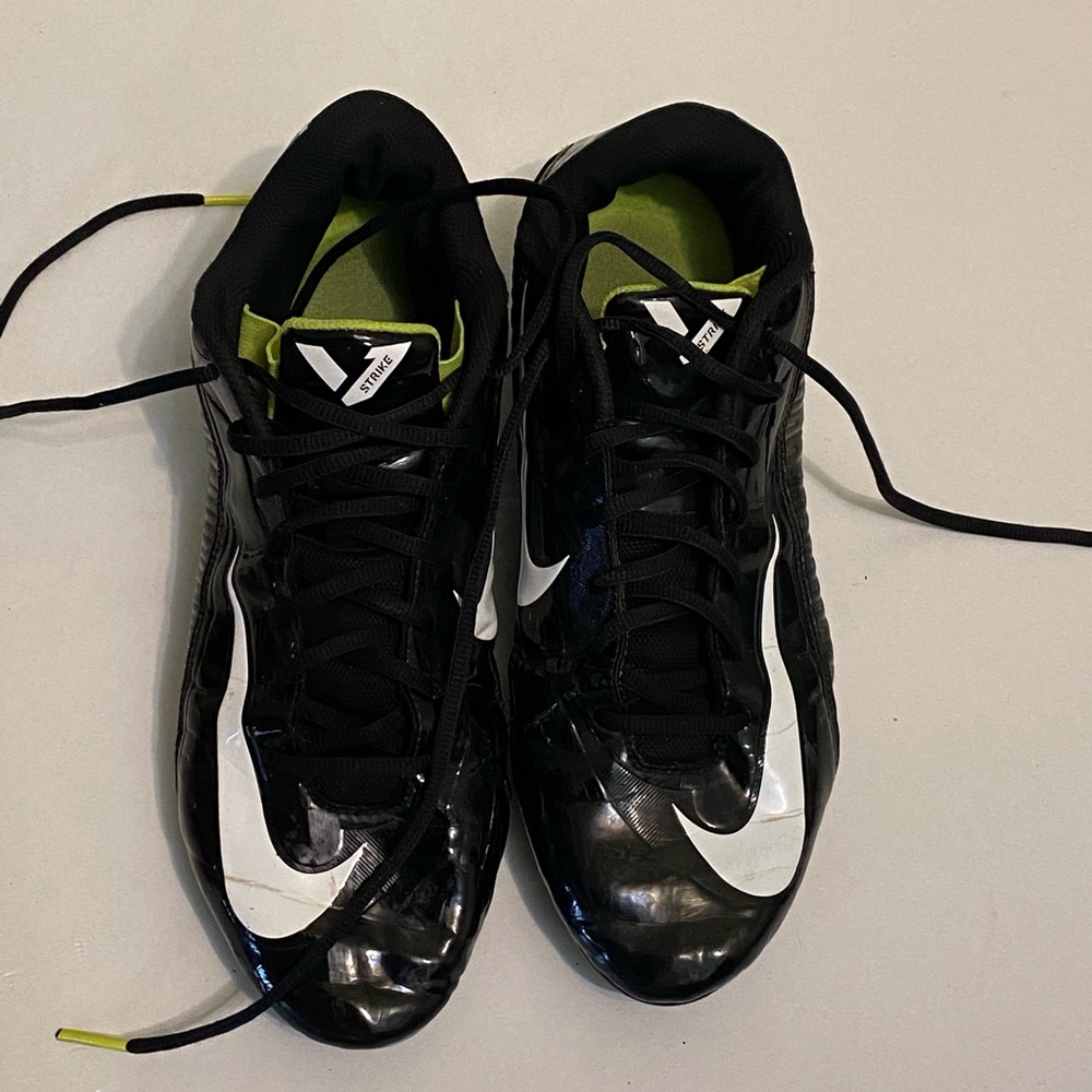 Nike Mens Rare Tiempo Mystic ll SG 317588-011 Black Green Soccer Cleats Boots